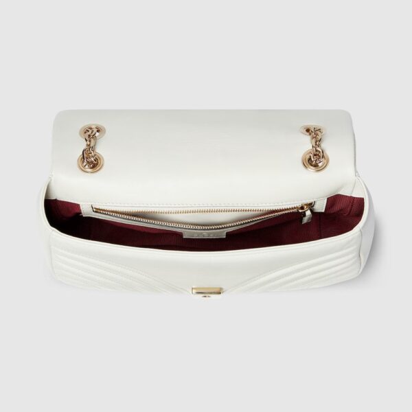 ⁦GG MARMONT BAG WHITE⁩ - الصورة ⁦5⁩