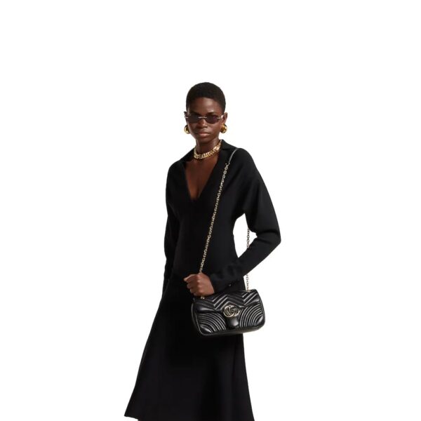 ⁦GG MARMONT BAG BLACK⁩ - الصورة ⁦3⁩