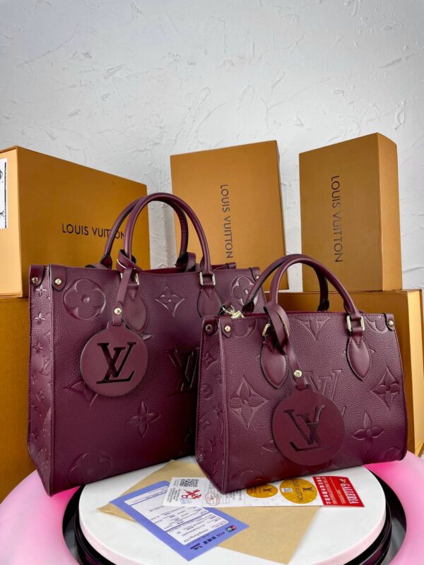 ⁦Louis Vuitton Monogram burgundy⁩ - الصورة ⁦3⁩