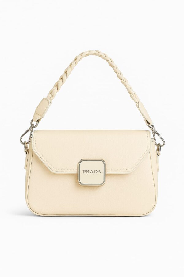 Braided Handle Shoulder Bag - Image 4