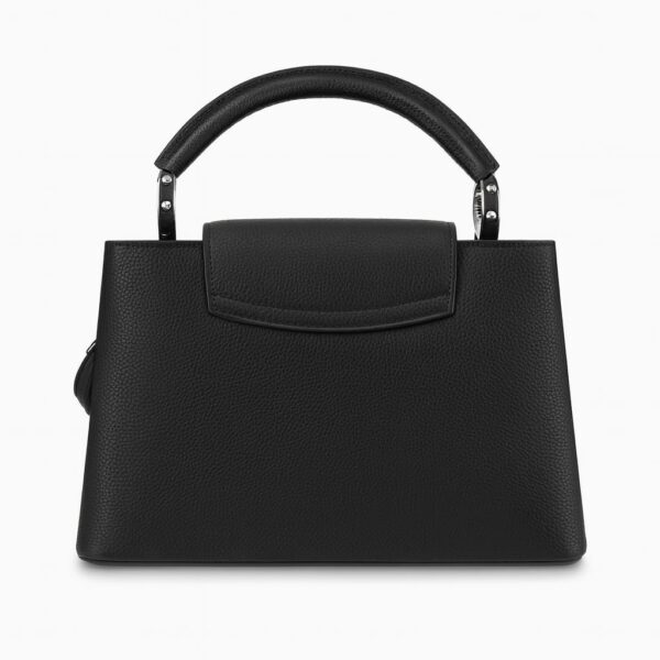⁦LV Capucines Mini Studded Black Leather – 20x25 cm⁩ - الصورة ⁦2⁩