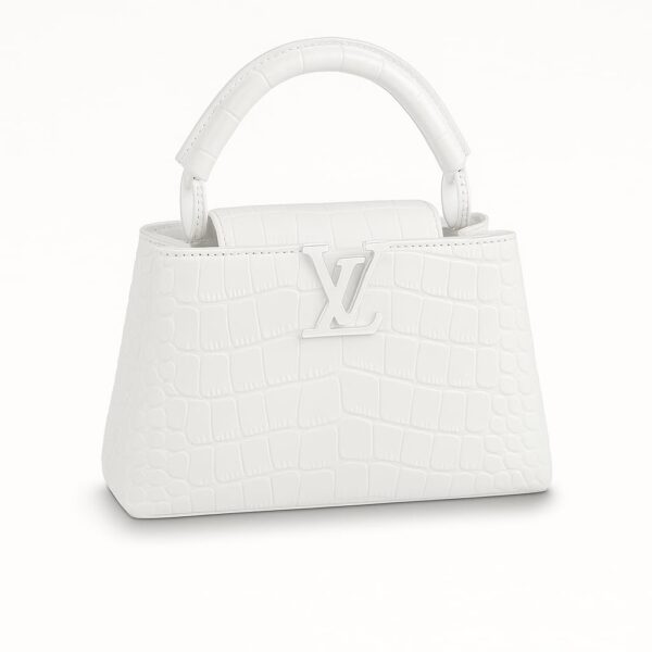 ⁦LV Mirror Crocodile-Texture Handbag⁩ - الصورة ⁦4⁩