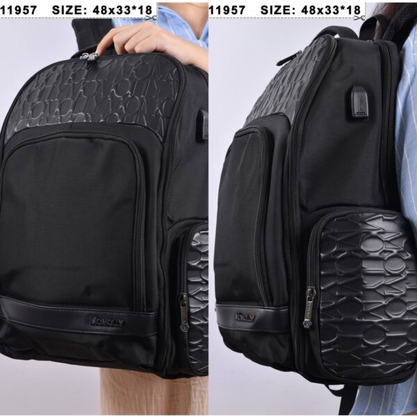 ⁦MOMOLLY backpack BLACK⁩ - الصورة ⁦4⁩