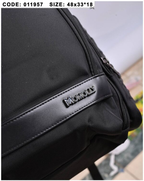 ⁦MOMOLLY backpack BLACK⁩ - الصورة ⁦5⁩