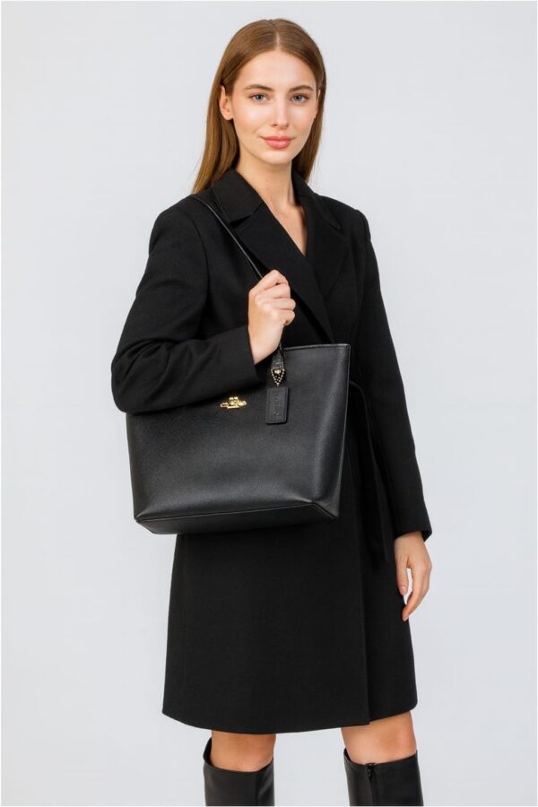 ⁦Elegance Noir Tote⁩ - الصورة ⁦2⁩