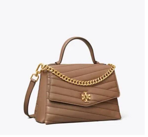 ⁦Tory Burch Kira Chevron Top Handle⁩ - الصورة ⁦7⁩