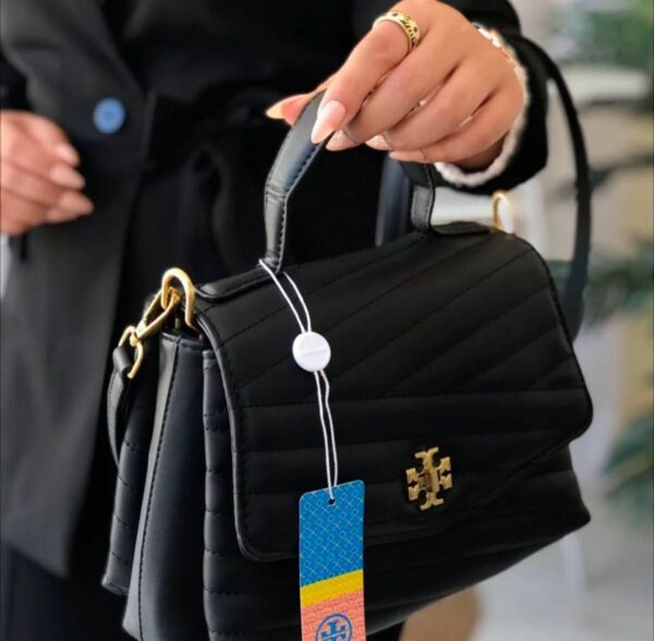 ⁦Tory Burch Kira Chevron Top Handle⁩ - الصورة ⁦2⁩
